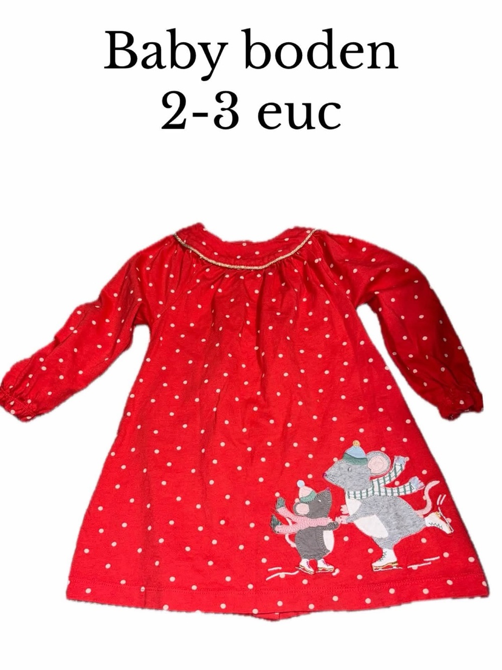 Baby boden mice dress